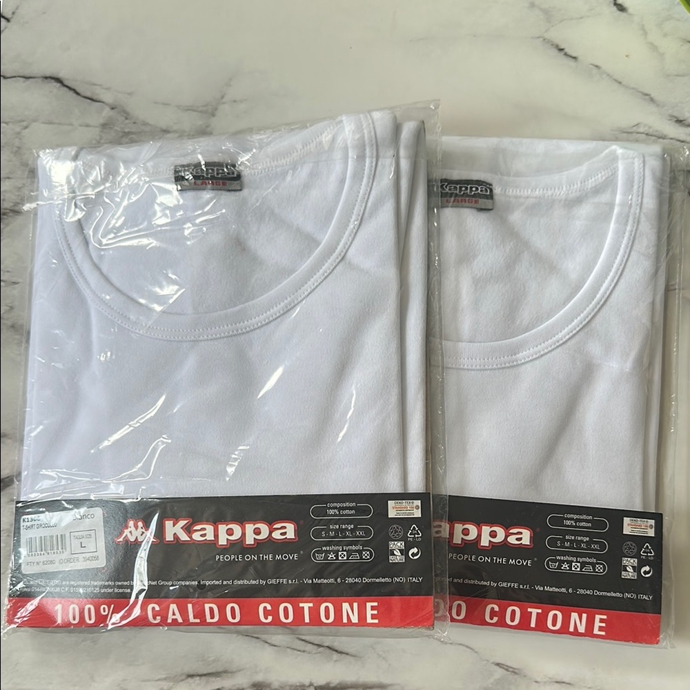 2 Kappa Cotton T-Shirt Duo